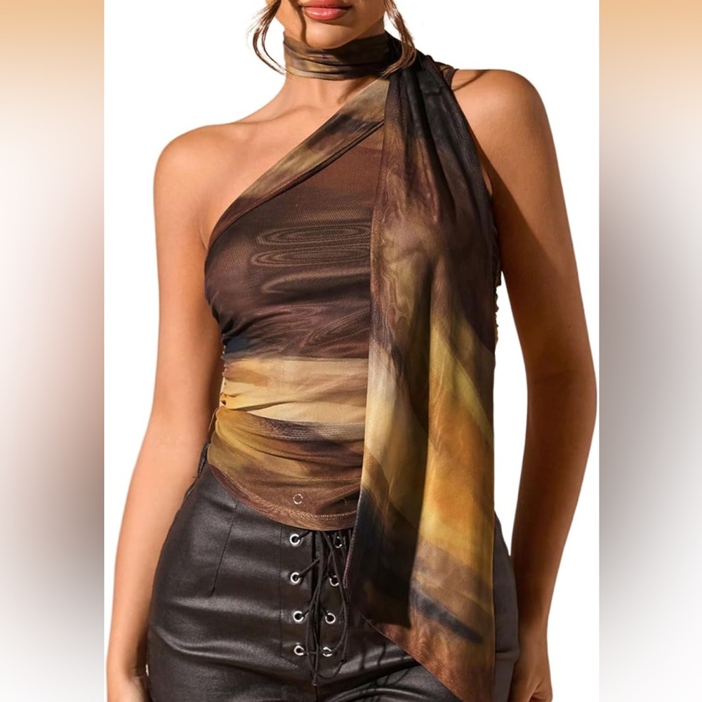 Stylish One-Shoulder Top